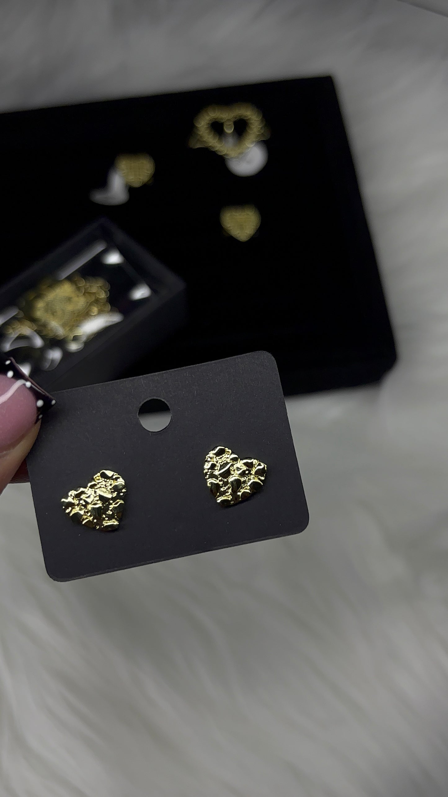 Heart Nugg Earrings